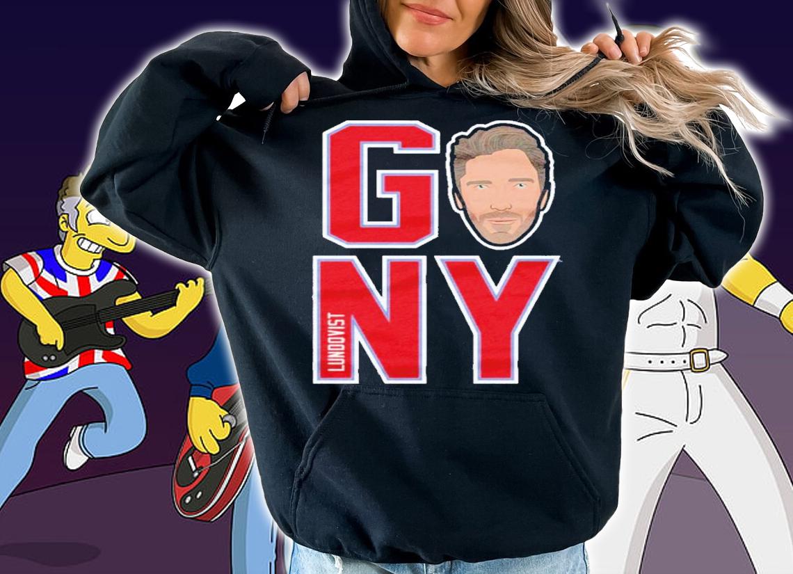 Henrik Lundqvist GO NY New York Hockey Shirt t-shirt hoodie