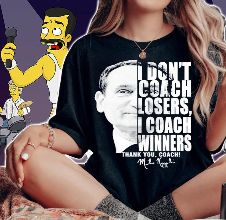 I don't coach losers I coach winners thank you coach signature shirt t-shirt woman shirt