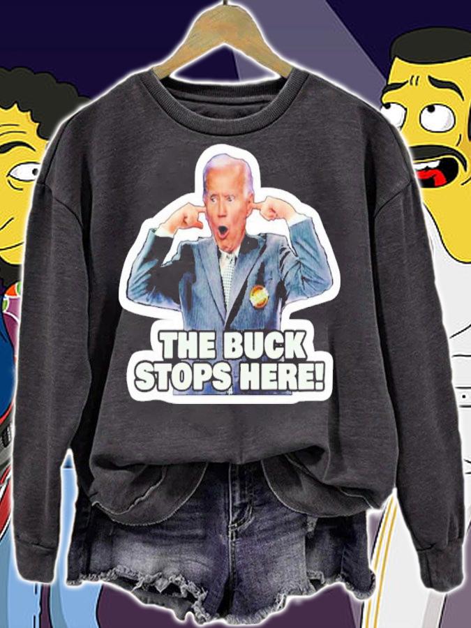 Joe Biden The Buck Stops Here Shirt t-shirt sweatshirt