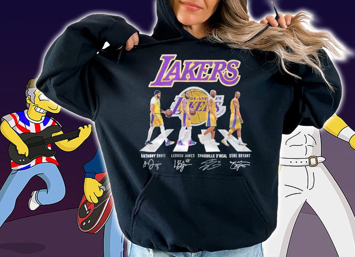 Los Angeles Lakers Abbey Road Signatures Shirt t-shirt hoodie