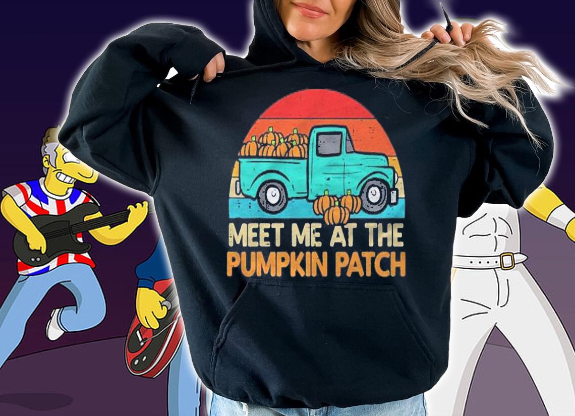 Meet Me At The Pumpkin Patch Truck Halloween Shirt t-shirt hoodie