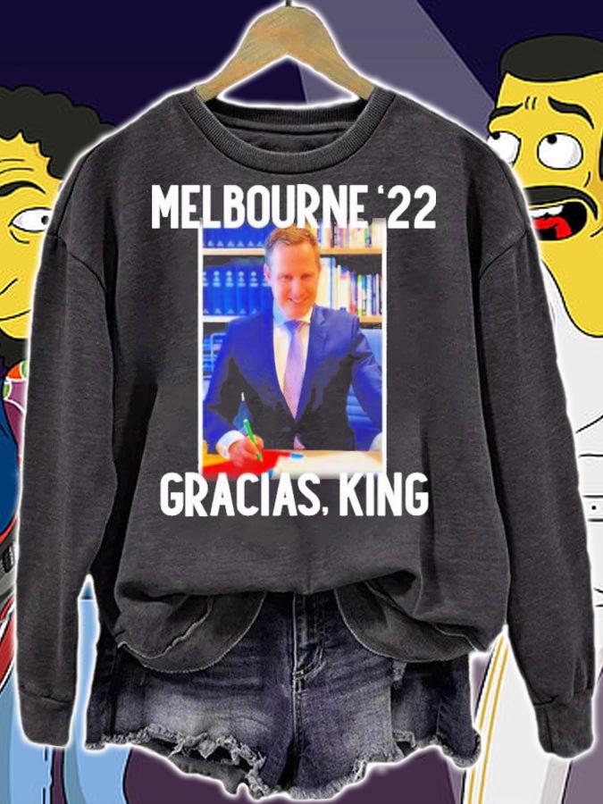 Melbourne '22 Gracias King Alex Hawke Saa Ozmo Shirt t-shirt sweatshirt
