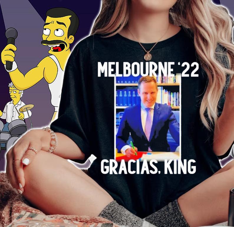 Melbourne '22 Gracias King Alex Hawke Saa Ozmo Shirt t-shirt woman shirt