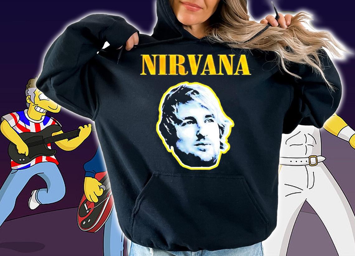 Owen Wilson Nirvana 90s T-Shirt t-shirt hoodie