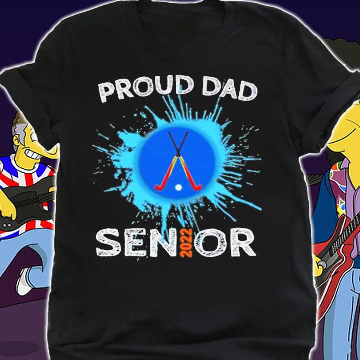 Proud Dad Hockey Senior 2022 High School Graduation T-Shirt t-shirt