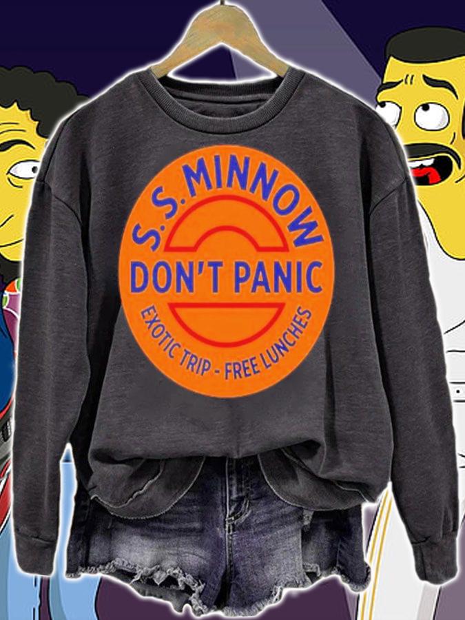 S.S. Minnow Don't Panic Exotic Trip Free Lunches Shirt t-shirt sweatshirt