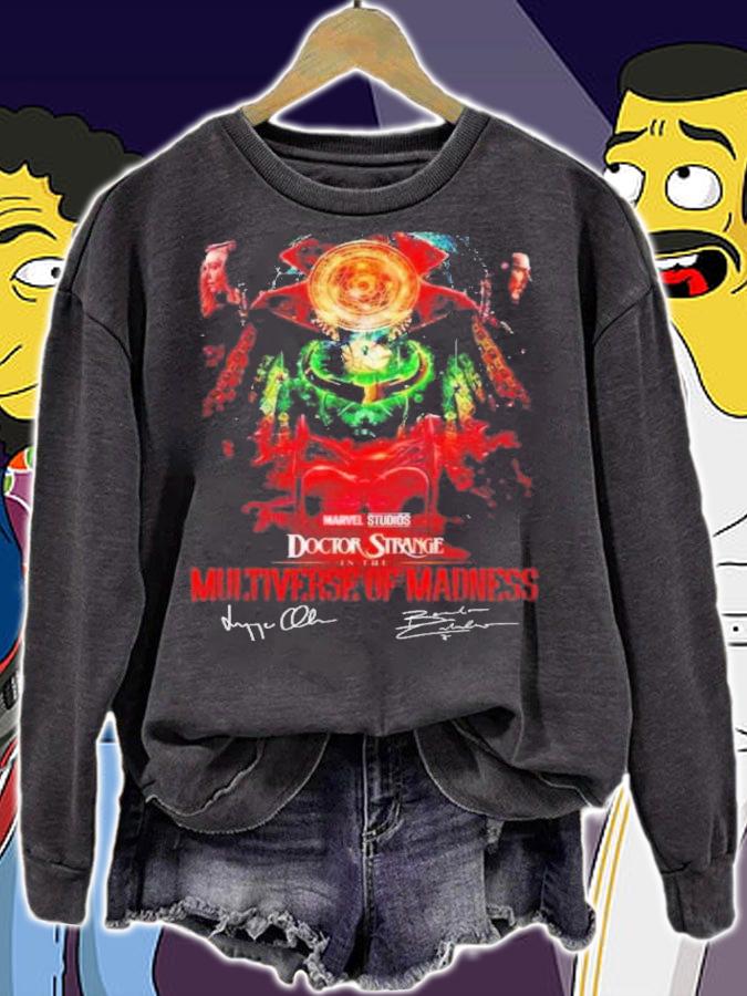 Top Marvel Studios Doctor Strange In The Multiverse Of Madness Signatures Shirt t-shirt