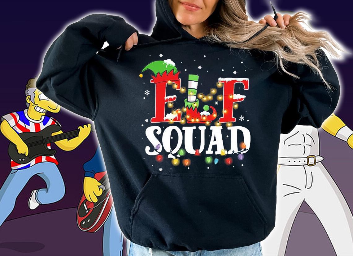 Elf Squad Christmas Matching Family Toddler Boy Girl Funny T-Shirt t-shirt hoodie
