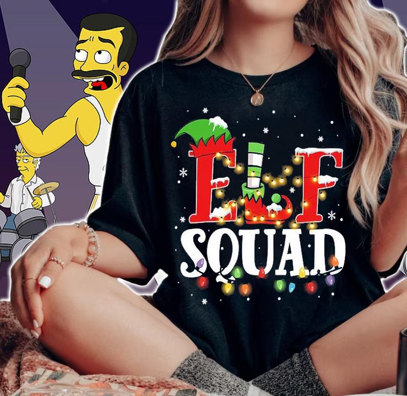 Elf Squad Christmas Matching Family Toddler Boy Girl Funny T-Shirt t-shirt woman shirt