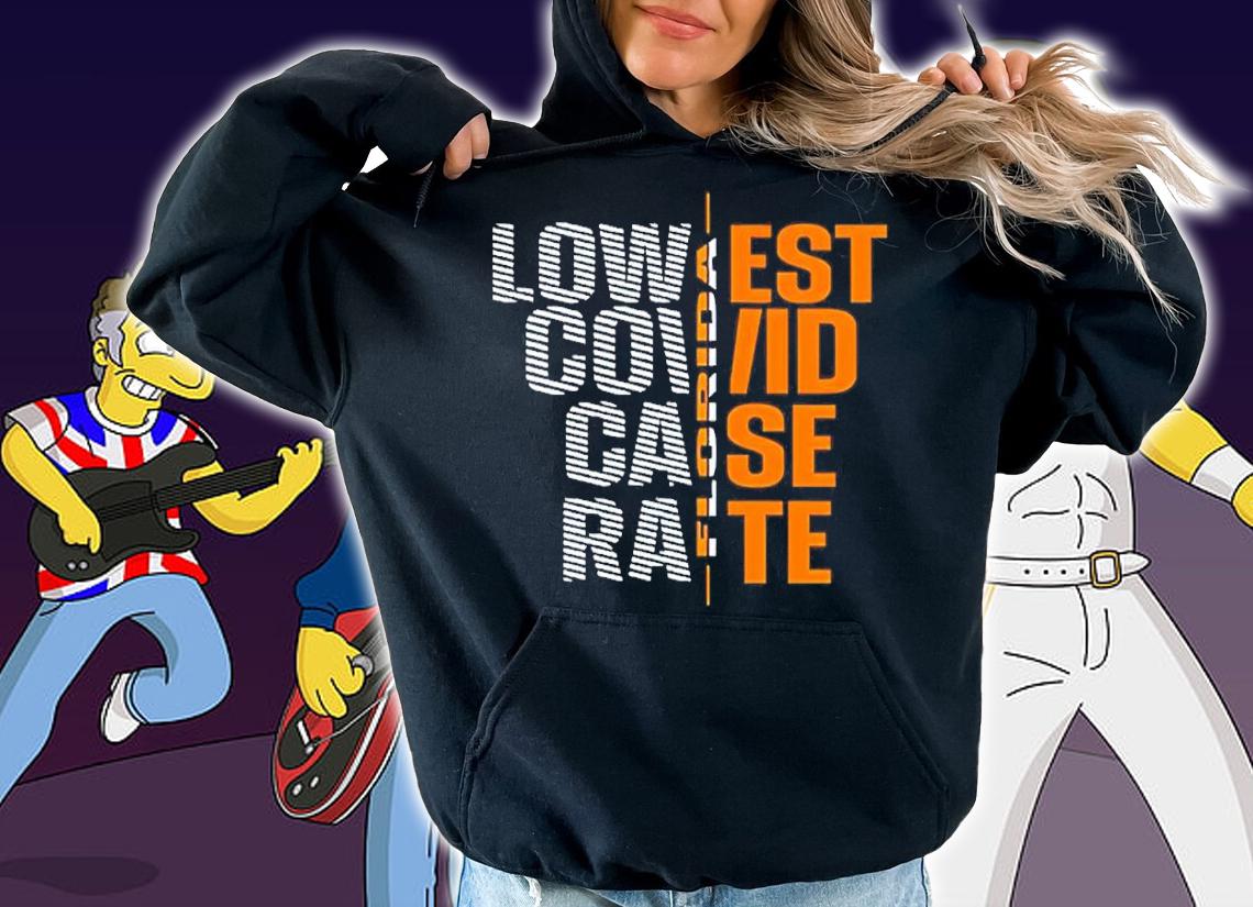 Lowest Covid Case Rate Florida Wins Shirt t-shirt hoodie