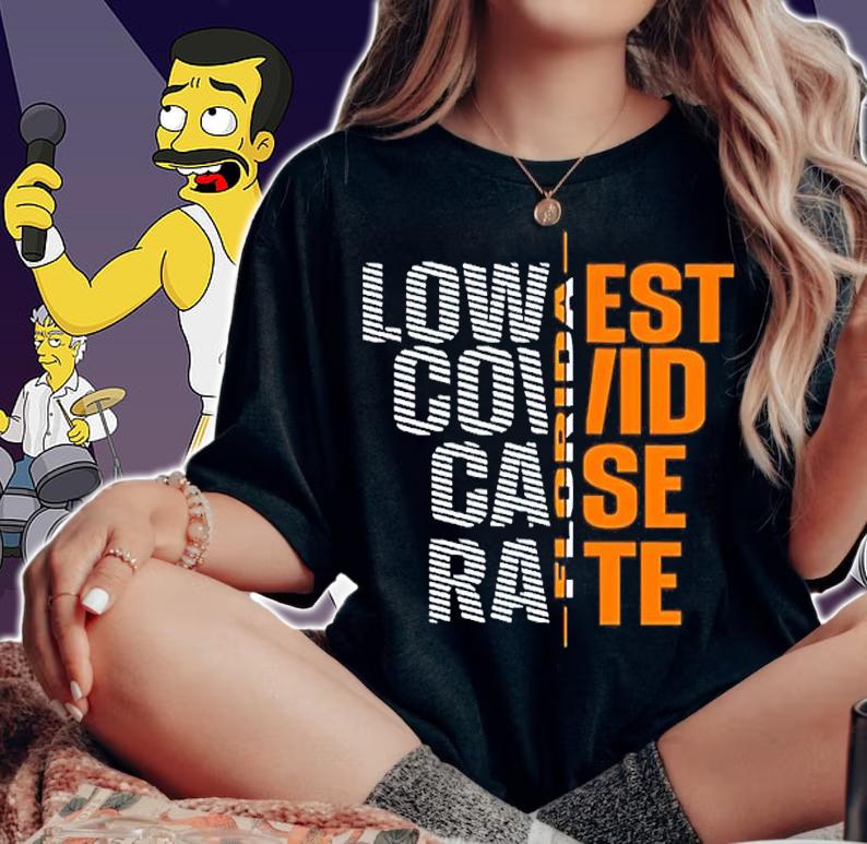 Lowest Covid Case Rate Florida Wins Shirt t-shirt woman shirt