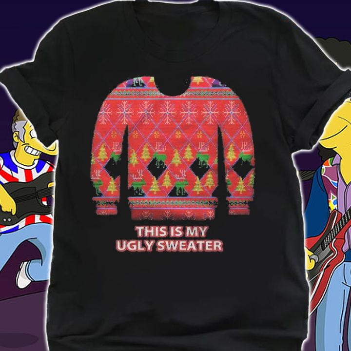 Christmas This Is My Ugly Sweater Funny Quote Shirt t-shirt