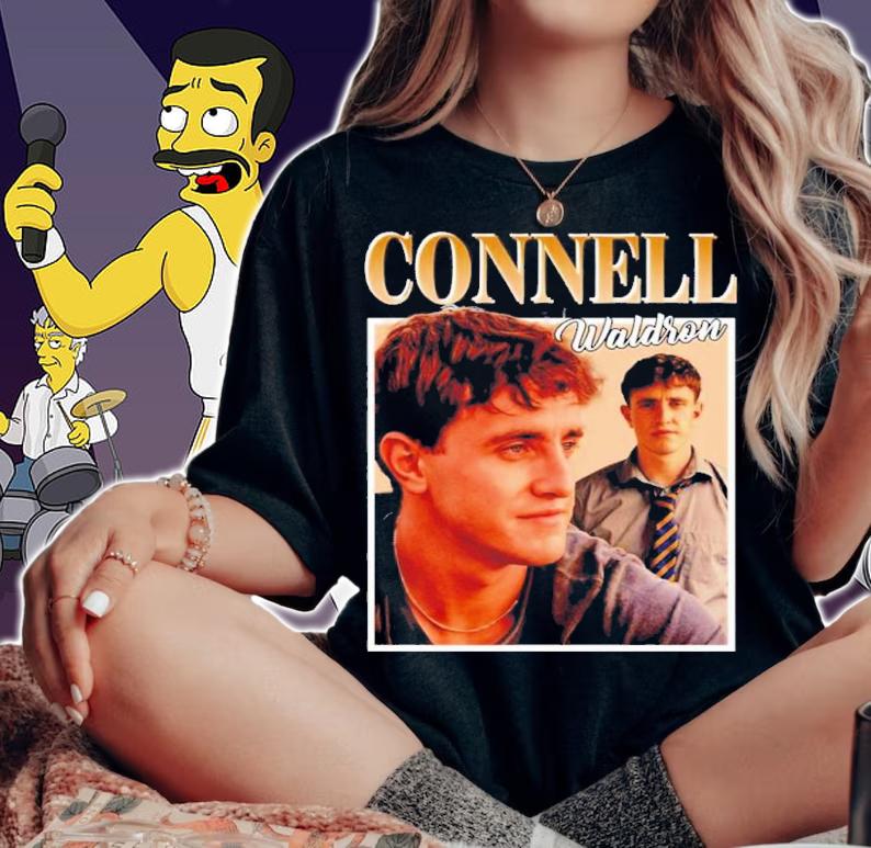 Connell Retro Vintage Collage 90s Bootleg Shirt t-shirt woman shirt