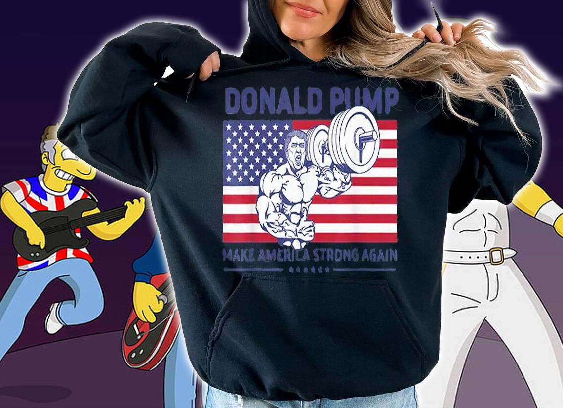Donald Pump Donald Trump Weight Lifting Gym T-Shirt t-shirt