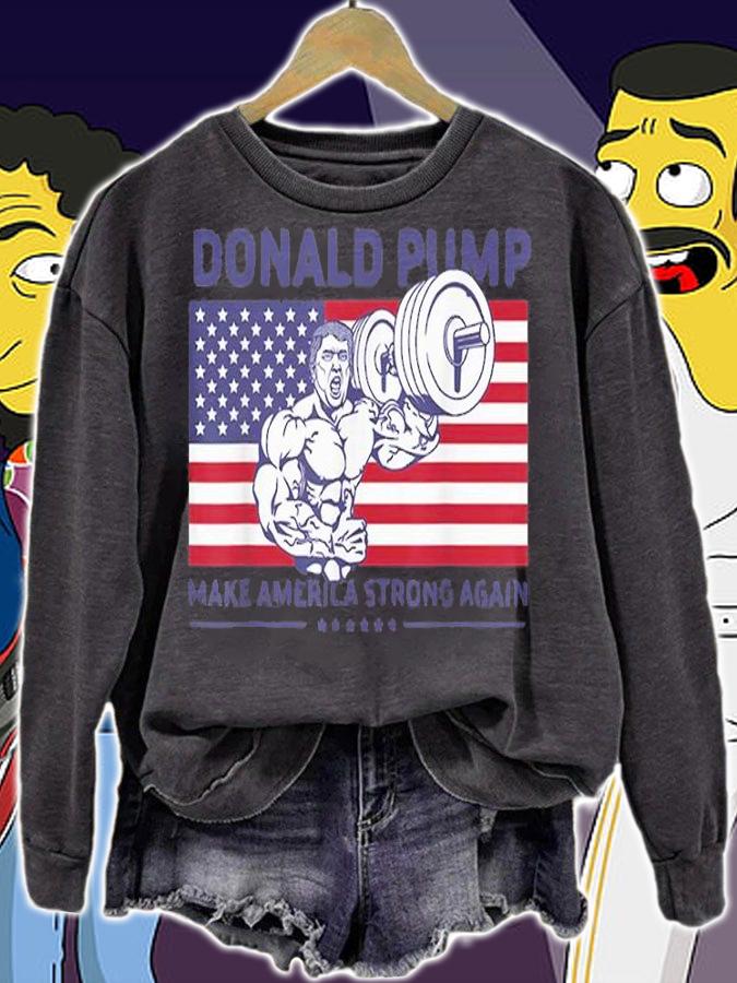 Donald Pump Donald Trump Weight Lifting Gym T-Shirt t-shirt