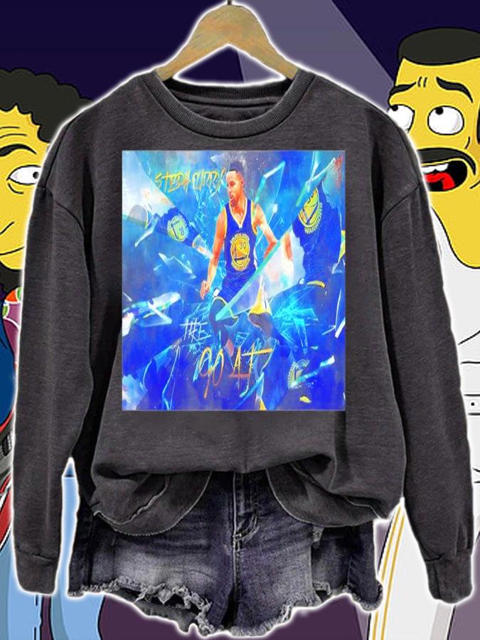 Golden State Warriors Stephen Curry The GOAT Basketball Shirt t-shirt sweatshirt