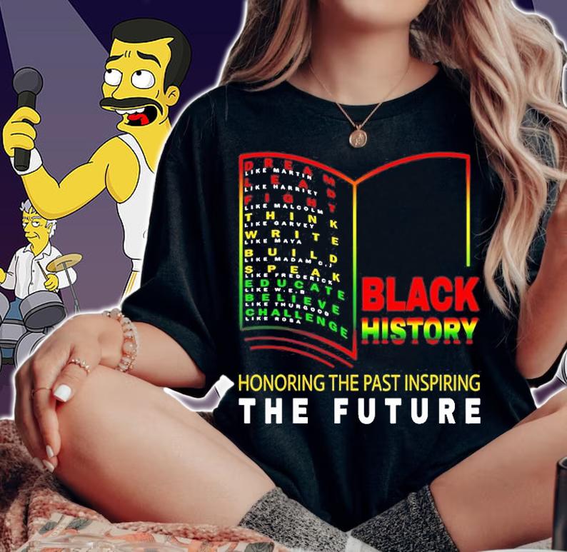 Honoring Past Inspiring Future African Black History Month T-Shirt t-shirt woman shirt