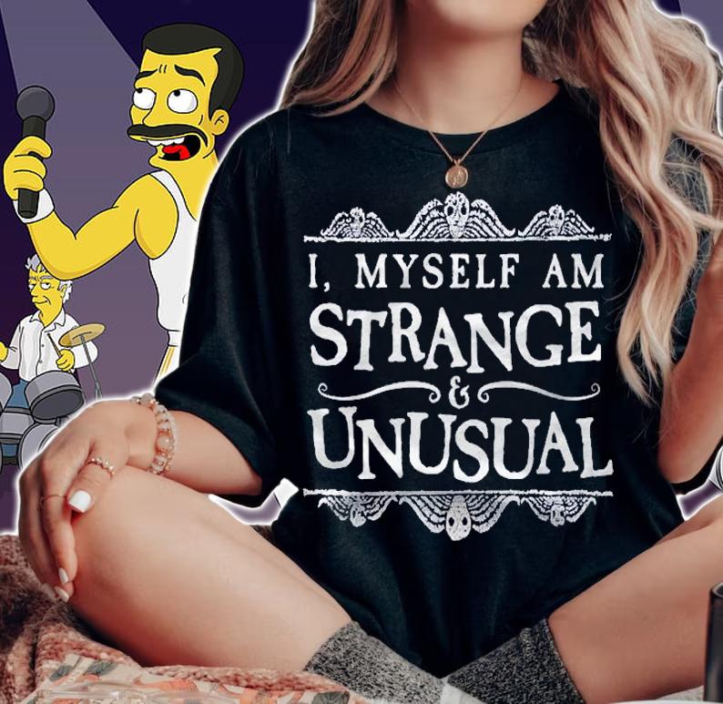I Myself Am Strange And Unusual Funny Halloween shirt t-shirt