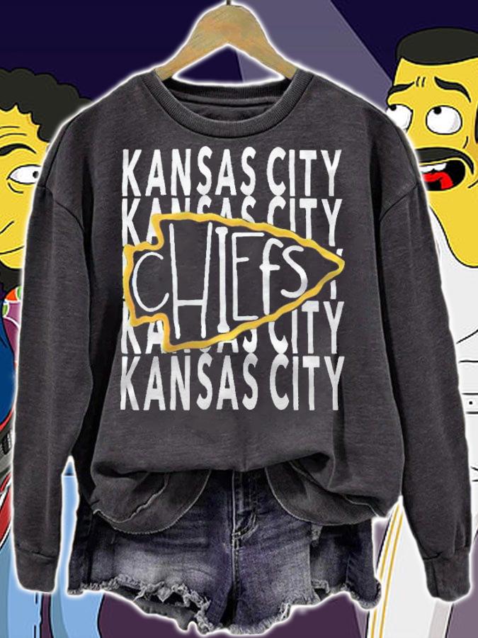Kansas City Chiefs team logo T-shirt t-shirt sweatshirt