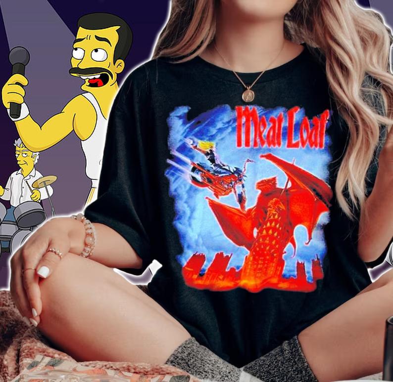 Rip Meatloaf Singer Everything Louder Than Else World Tour T-Shirt t-shirt woman shirt