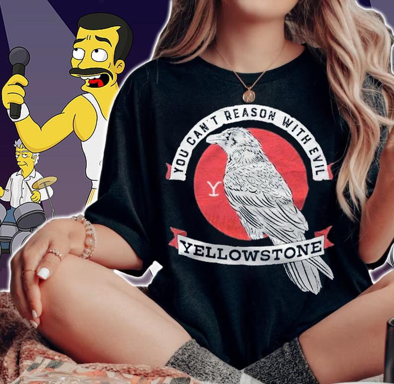 Yellowstone you can't reason with evil T-shirt t-shirt woman shirt
