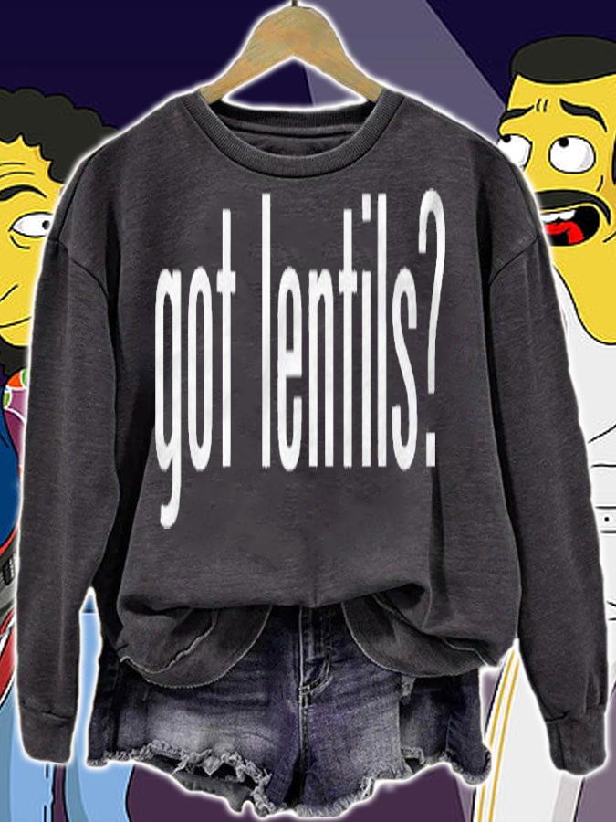 Got Lentils Vegetables Lens Culinaris Shirt t-shirt sweatshirt