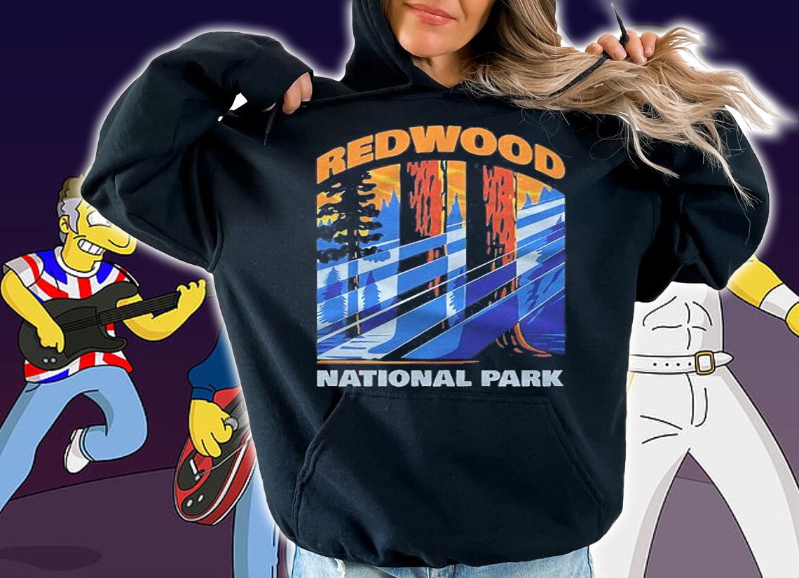 Redwood Us National Park California Gift Pullover Shirt t-shirt