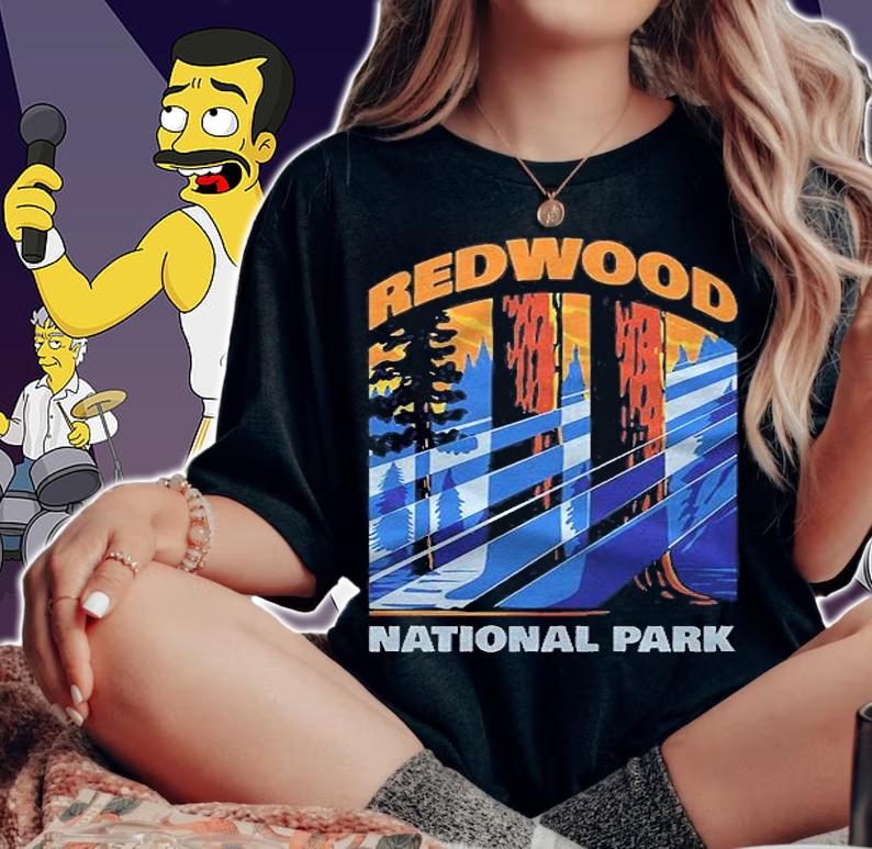 Redwood Us National Park California Gift Pullover Shirt t-shirt