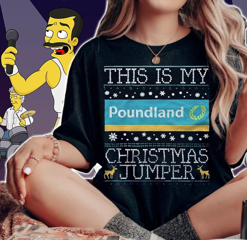 Ugly this is my Poundland Christmas jumper T-shirt t-shirt woman shirt