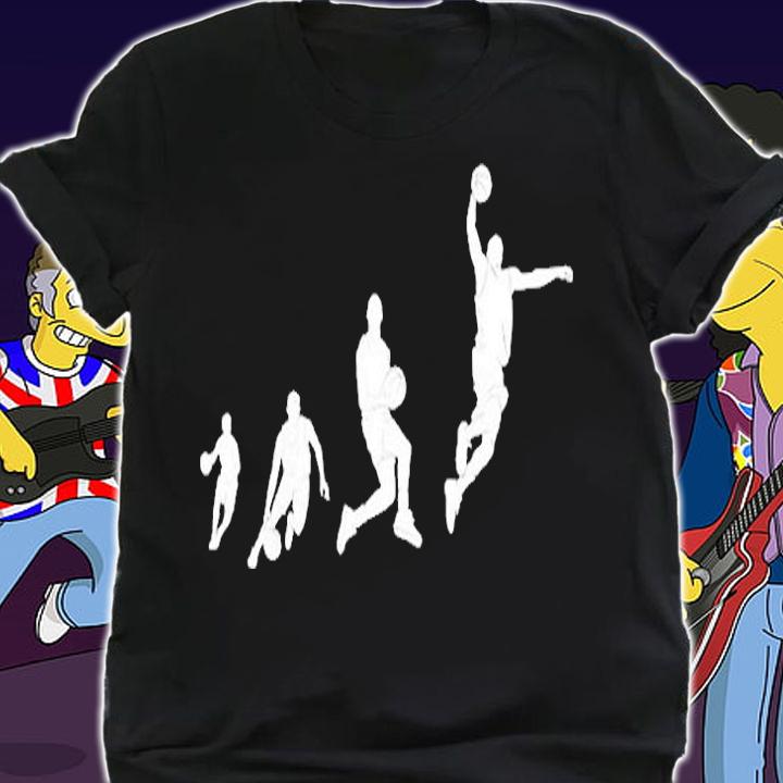 Vintage Basketball Player Basketballer Dunking Basketball T-Shirt t-shirt
