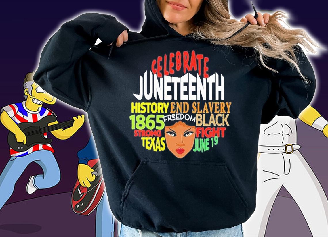Celebrate Juneteenth Afro Women Black History Juneteenth T-Shirt t-shirt hoodie