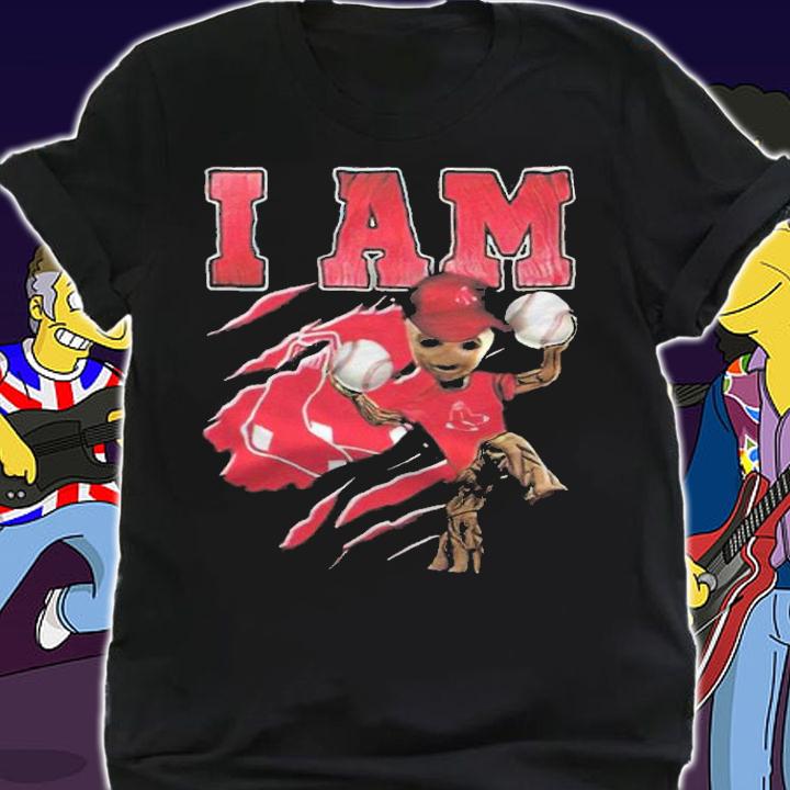 I am a groot boston red sox shirt t-shirt shirt