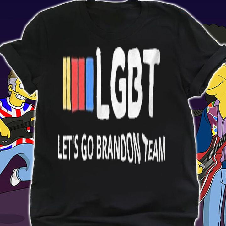 LGBT Let's Go Brandon Team Parody Design 2021 T-Shirt t-shirt shirt