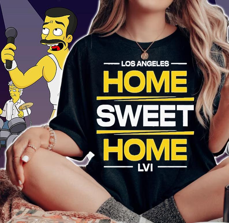 Los Angeles Rams Home Sweet Home T-Shirt t-shirt woman shirt