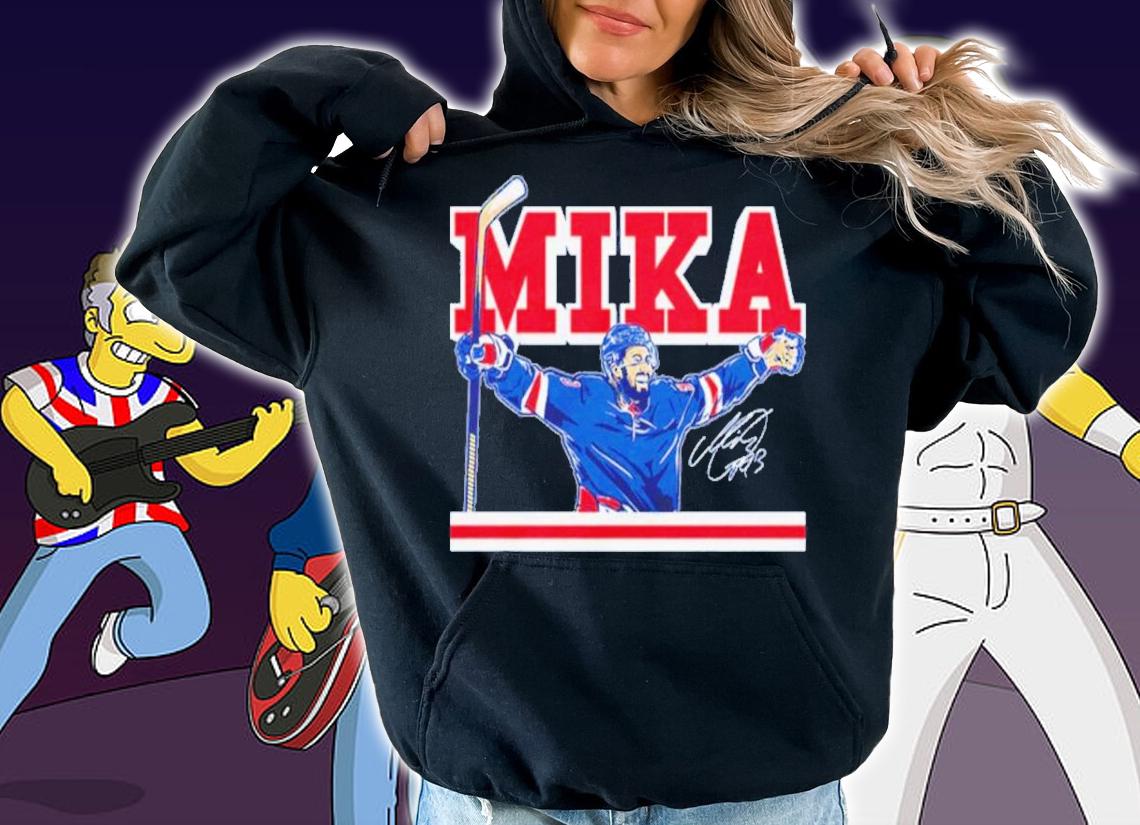 Mika Zibanejad Mika Hockey Signatures Shirt t-shirt