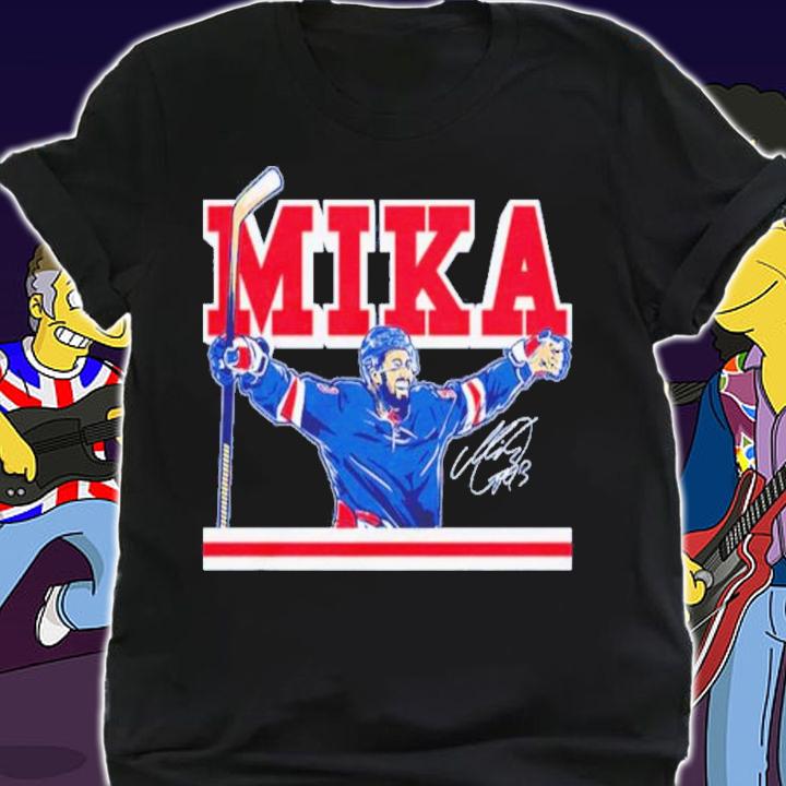 Mika Zibanejad Mika Hockey Signatures Shirt t-shirt