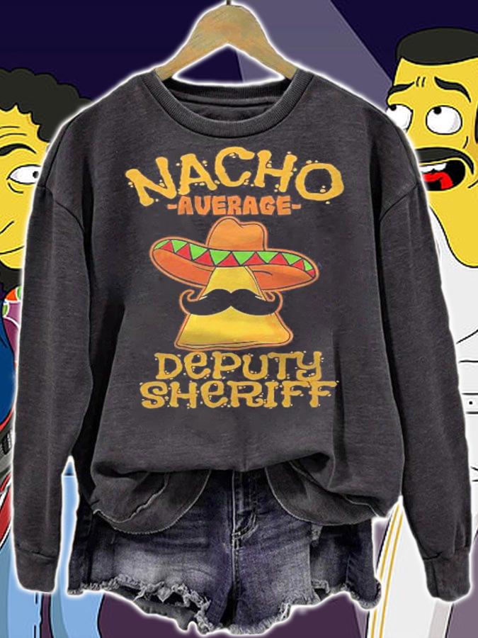 Nacho Average Deputy Sheriff Mexican Police T-shirt t-shirt