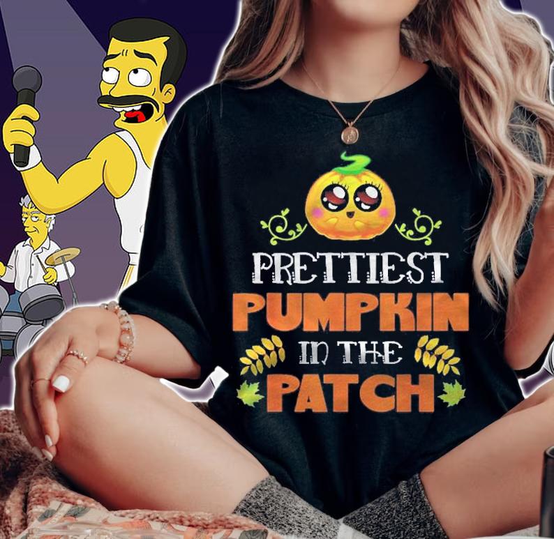 Prettiest Pumpkin In The Patch  Fall 2021 Halloween Costume Shirt t-shirt woman shirt