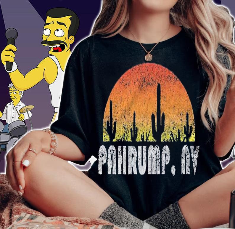 Retro Pahrump Nevada Desert Sunset Shirt t-shirt