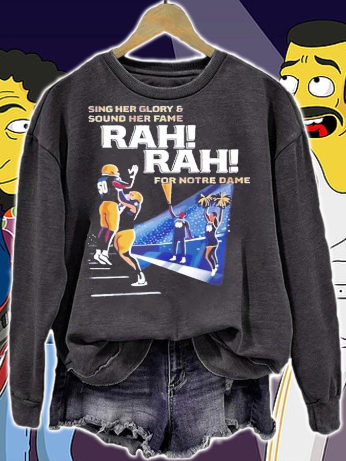 Sing Her Glory Ang Sound Her Face Rah Rah For Notre Dame 2022 Shirt t-shirt