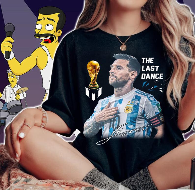 The Last Dance Goat Lionel Messi Signature t-shirt woman shirt