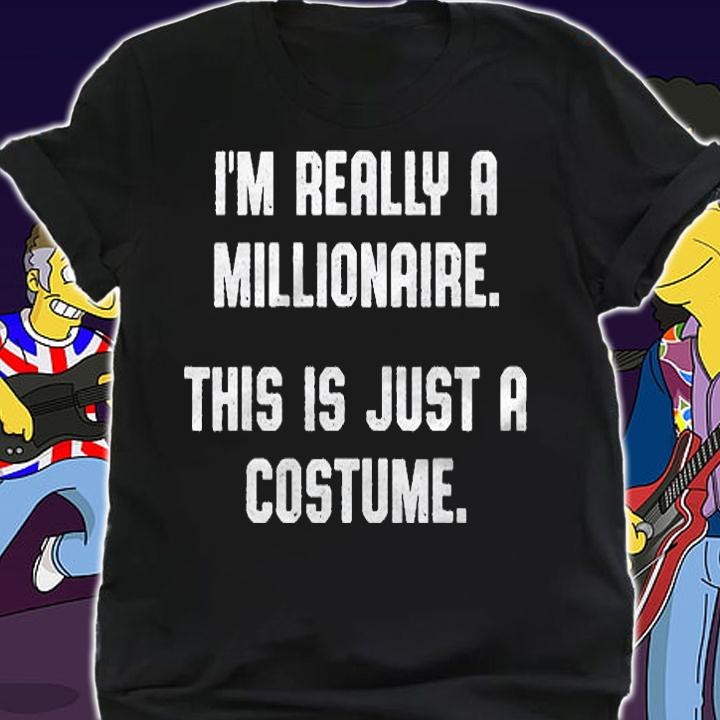 Millionaire Costume Women Men Girls Boys Halloween Shirt t-shirt