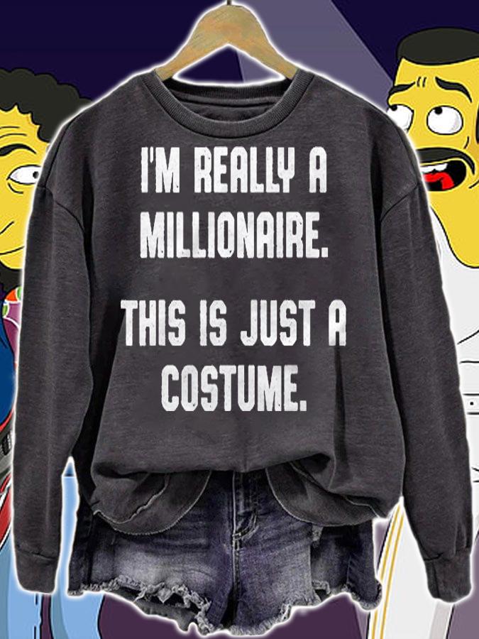 Millionaire Costume Women Men Girls Boys Halloween Shirt t-shirt