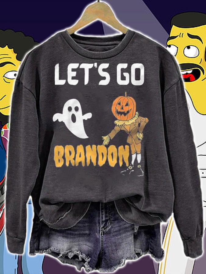 Official let's Go Brandon Conservative AntiLiberal Funny Halloween T-Shirt t-shirt sweatshirt