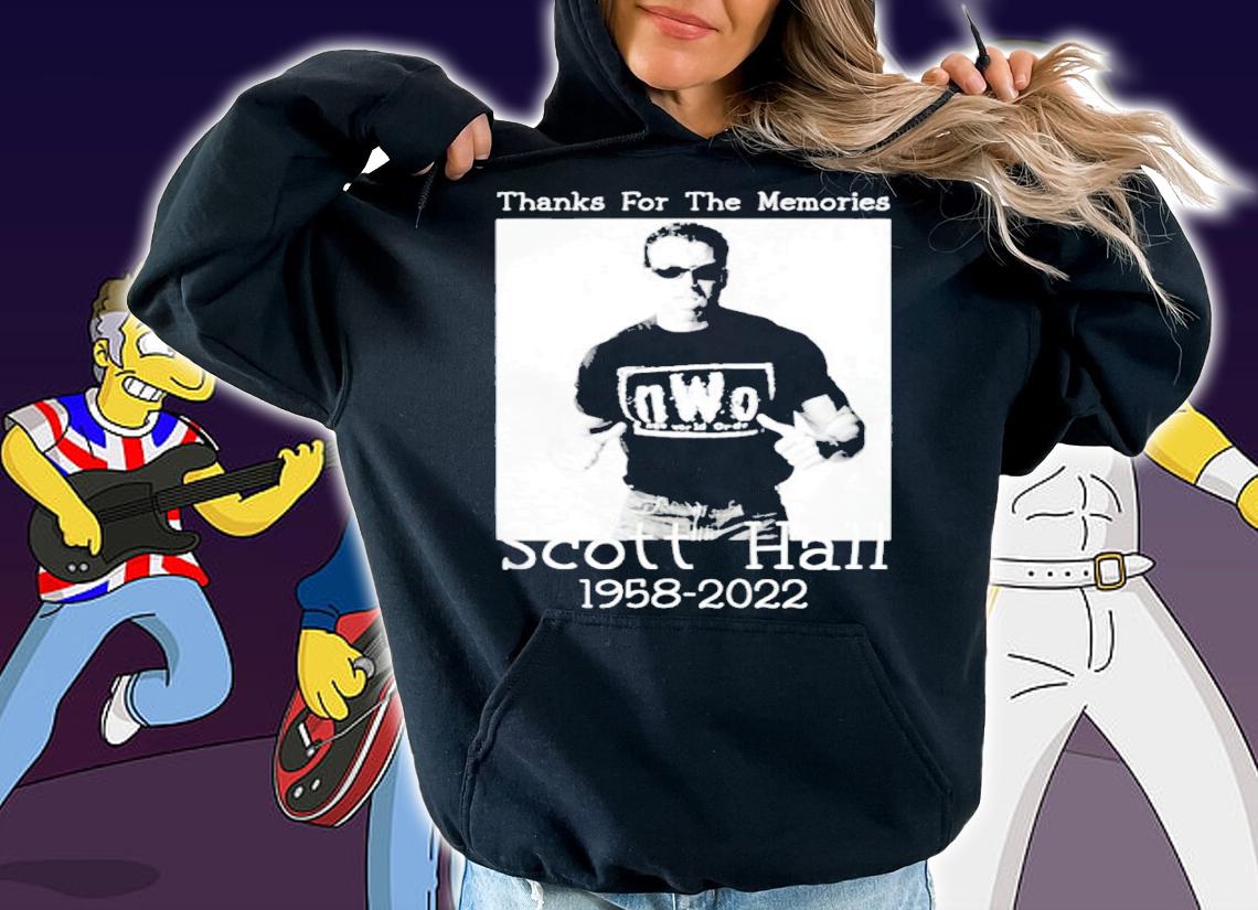 Razor Ramon Thanks For The Memories Scott Hall 1958-2022 RIP Shirt t-shirt hoodie