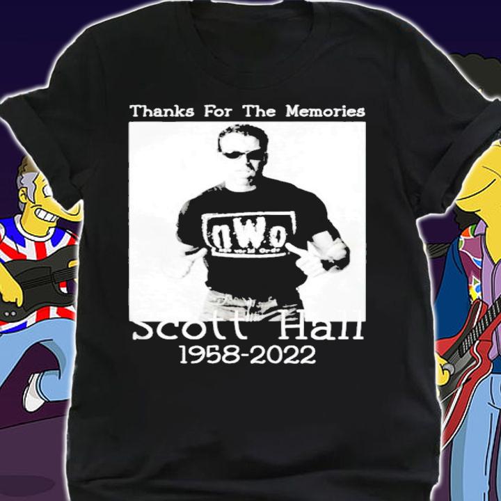 Razor Ramon Thanks For The Memories Scott Hall 1958-2022 RIP Shirt t-shirt shirt