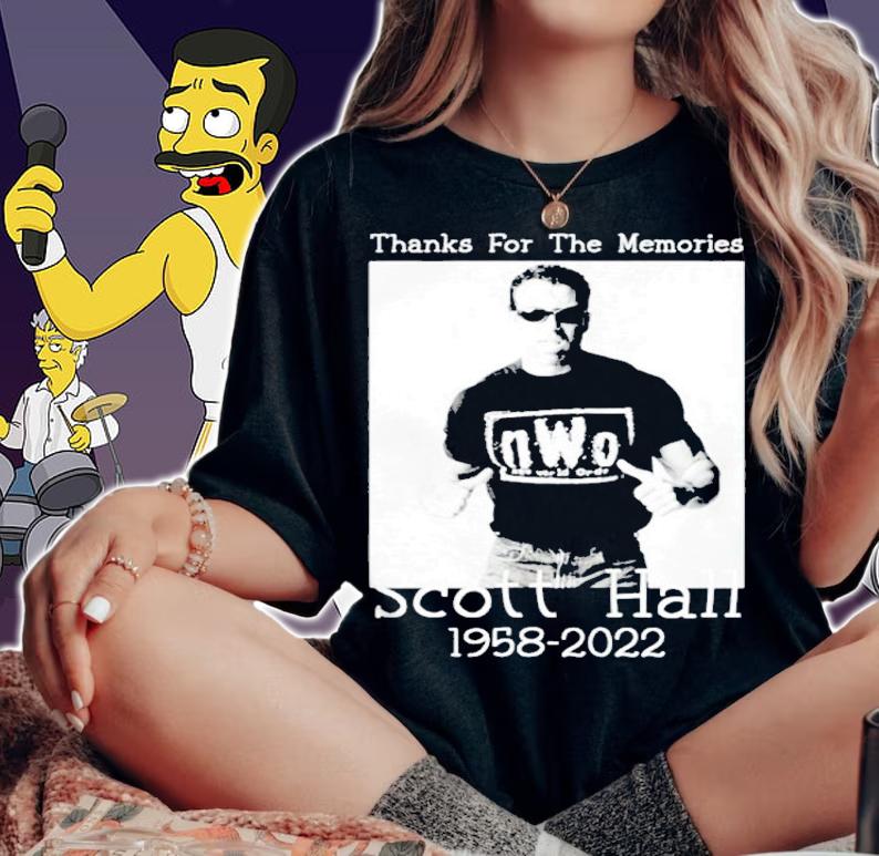 Razor Ramon Thanks For The Memories Scott Hall 1958-2022 RIP Shirt t-shirt woman shirt