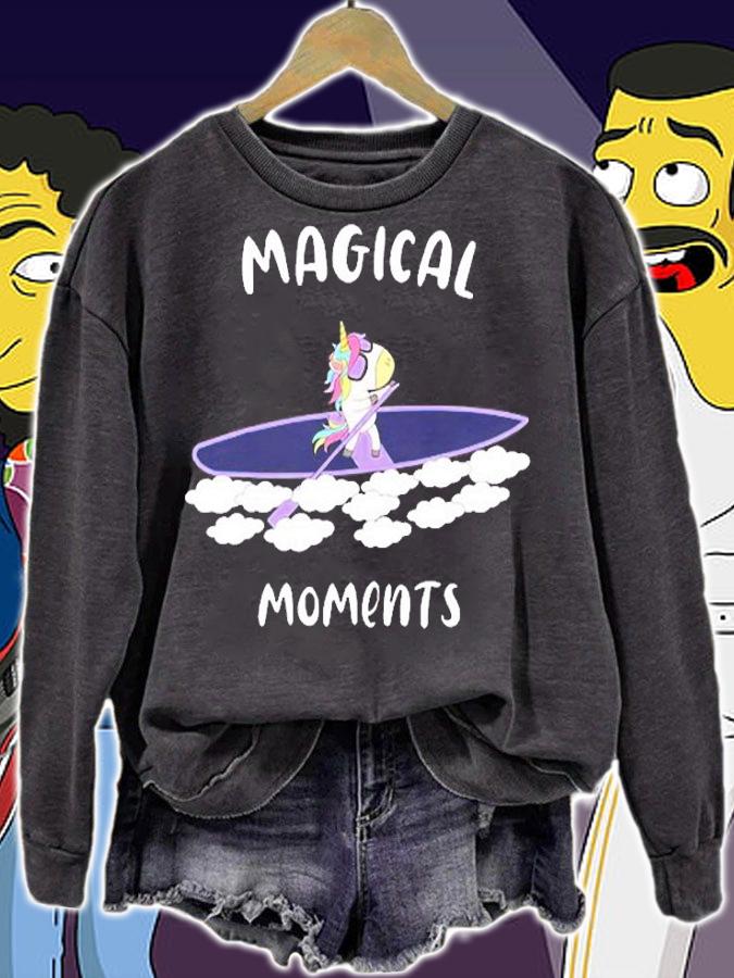 Sup Board Unicorn Gift The Paddle T-Shirt t-shirt