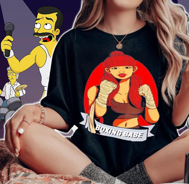 Womens Boxing Babe Boxer T-Shirt t-shirt woman shirt