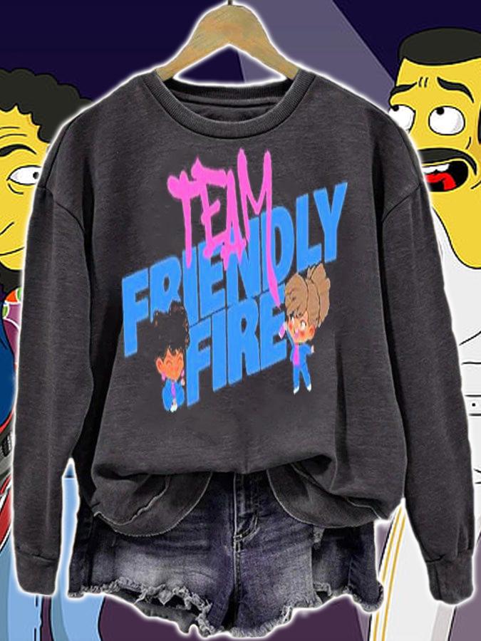 Definedbyky Team Friendly Fire T-Shirt t-shirt sweatshirt